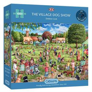 Gibsons The Village Dog Show 1000 Piece Puzzle